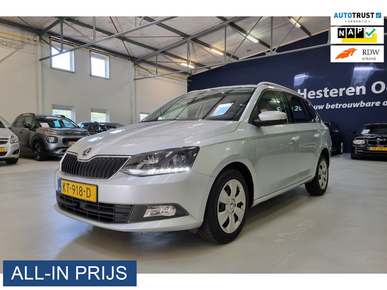 Skoda Fabia Combi - 1.2 TSI Ambition ✅AIRCO ✅TREKHAAK ✅GARANTIE - AutoWereld.nl