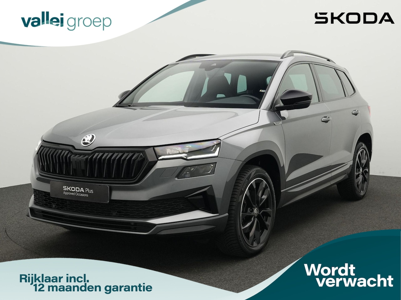 Skoda Karoq - 1.5 TSI 150 pk DSG ACT Sportline Business | Adaptief onderstel | Matrix LED | Stuur-/stoel - AutoWereld.nl