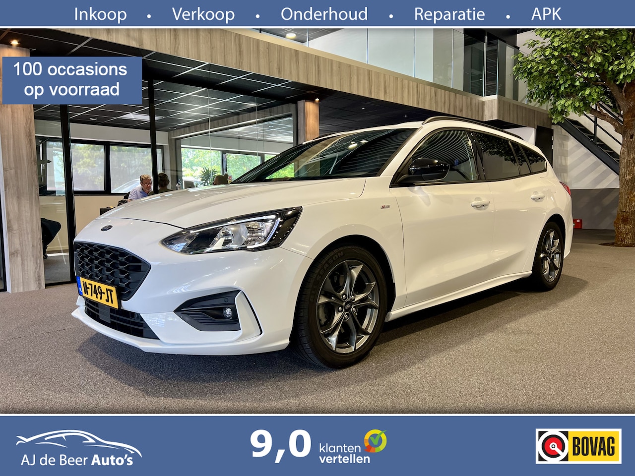 Ford Focus Wagon - 1.0 EcoBoost ST Line Business Navigatie | Apple Carplay/Android | Cruise control | - AutoWereld.nl