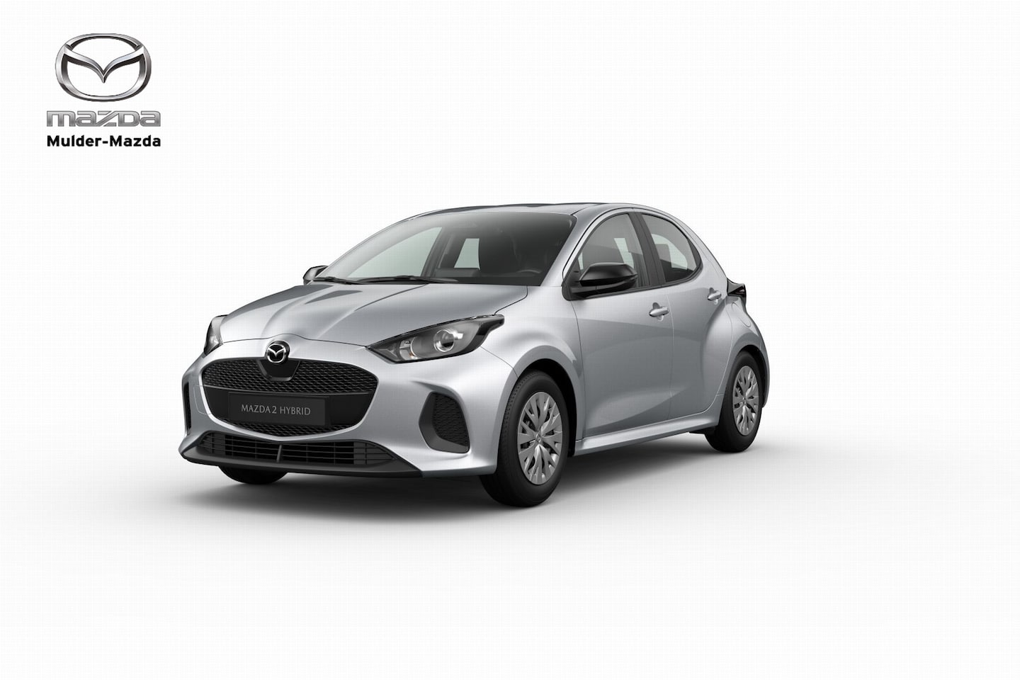 Mazda 2 Hybrid - 116 Prime-Line | 15-inch stalen velgen met wielcover, Silver | Achteruitrijcamera | Banden - AutoWereld.nl