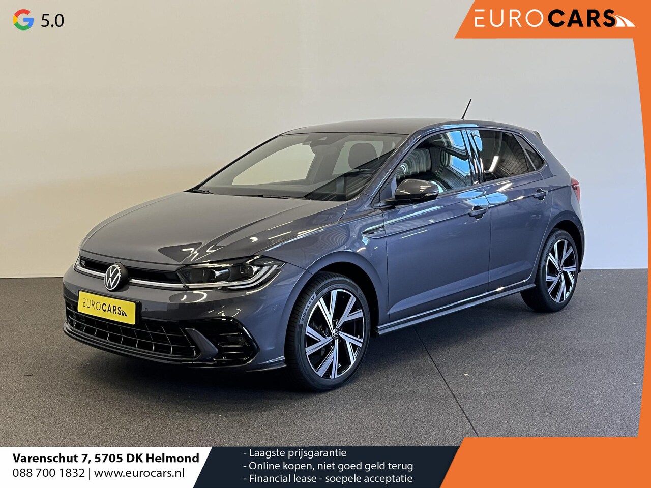 Volkswagen Polo - 1.0 TSI R-Line Edition Black Style Navi Carplay PDC VA Adaptive Cruise Control Airco /ECC - AutoWereld.nl