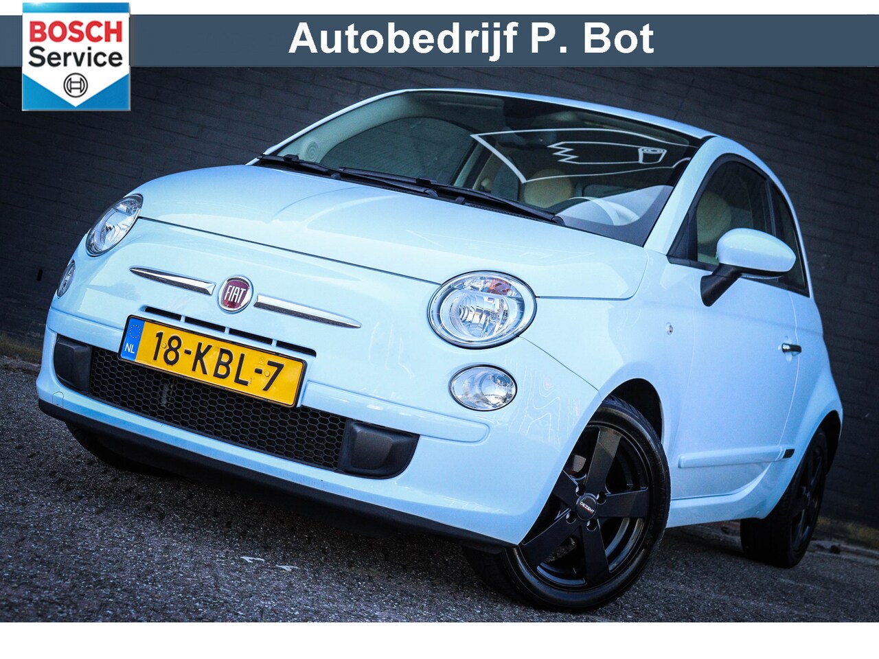 Fiat 500 - 1.2 Pop Airco/Elektr. ramen - AutoWereld.nl