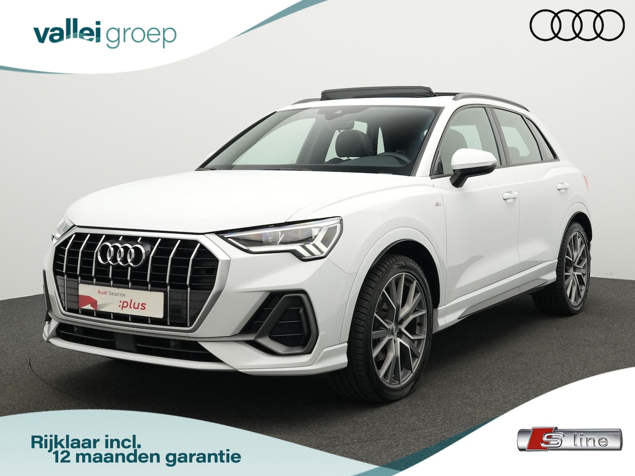 Audi Q3 - 35 TFSI 150 pk S-tronic S-Line | Panoramadak | Trekhaak | Bang & Olufsen | Leder/alcantara - AutoWereld.nl