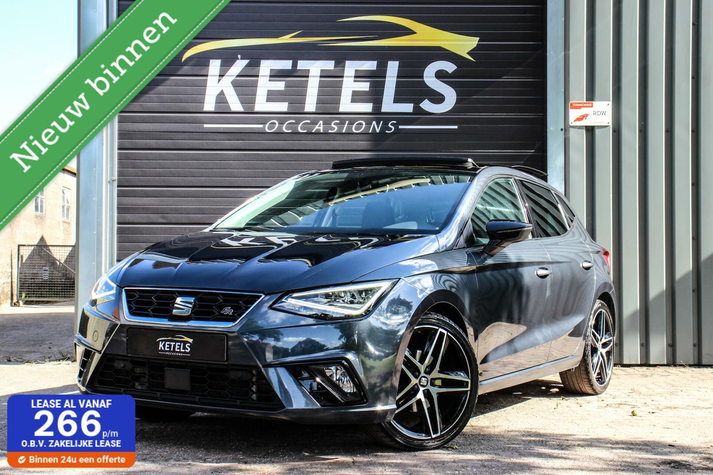 SEAT Ibiza - 1.5 TSI FR Business LED/PANO/ACC/CAMERA/CARPLAY - AutoWereld.nl