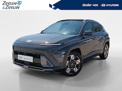 Hyundai Kona - 1.6 GDI HEV Premium Sky Navigatiesysteem | Parkeercamera | Lederen bekleding