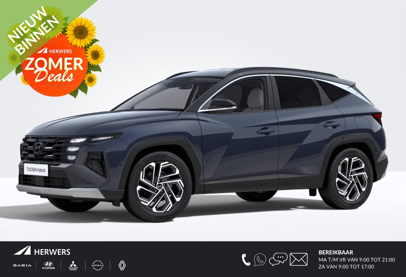 Hyundai Tucson - 1.6 T-GDI HEV Premium / €5000,- Voordeel Op Nieuwprijs / Rijklaarprijs / Direct Leverbaar - AutoWereld.nl