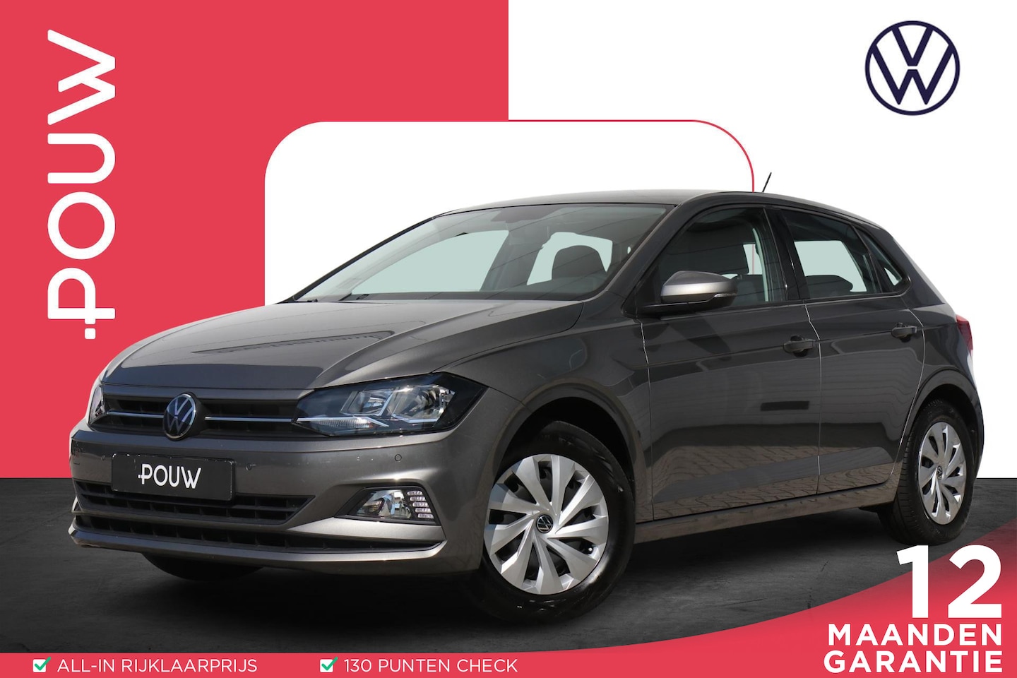 Volkswagen Polo - 1.0 TSI 95pk Comfortline | Trekhaak | Clima | Navigatie | Parkeersensoren - AutoWereld.nl