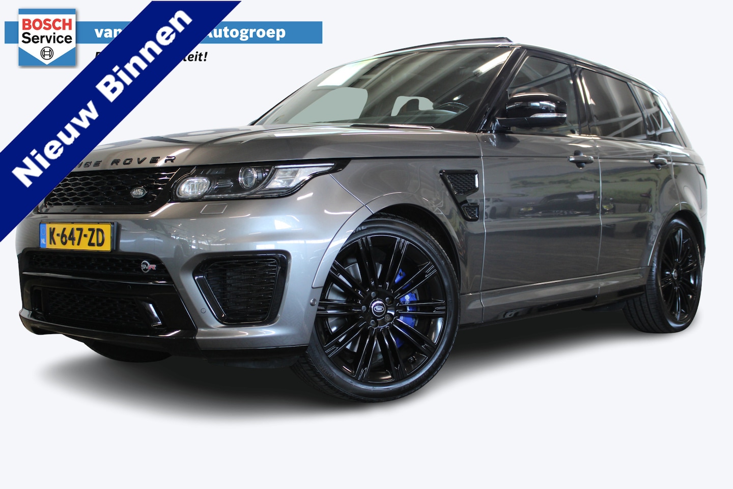 Land Rover Range Rover Sport - 5.0 V8 Supercharged SVR | 508 PK | Panorama dak | Meridian Audio | 23'' LM | F1 flippers | - AutoWereld.nl