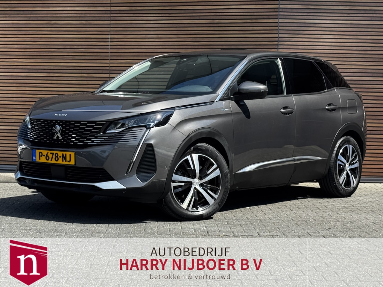 Peugeot 3008 - 1.6 HYbrid 225 Blue Lease Allure Camera / Navigatie / Trekhaak - AutoWereld.nl