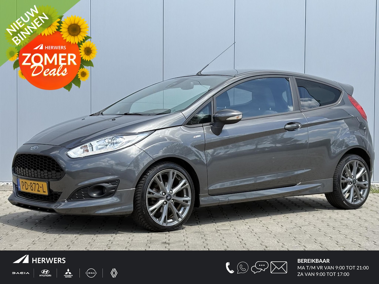 Ford Fiesta - 1.0 EcoBoost ST Line / Airco / Eerste Eigenaar / Cruise control / Navigatie / - AutoWereld.nl
