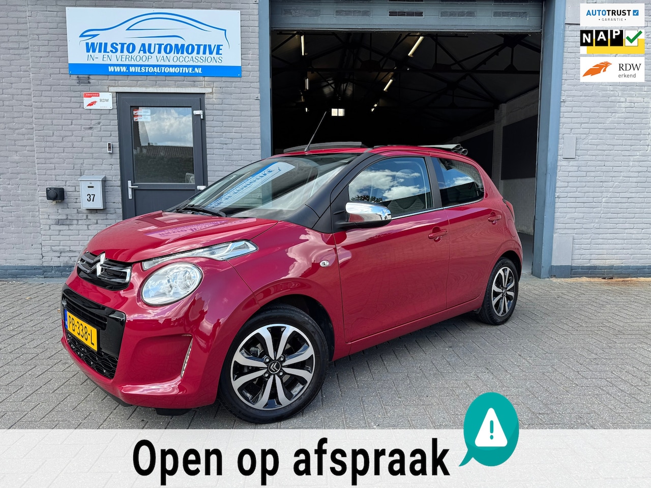 Citroën C1 - 1.0 e-VTi Airscape Shine 5-Drs*Open dak*Rijklaar*Garantie*Historie*NAP - AutoWereld.nl