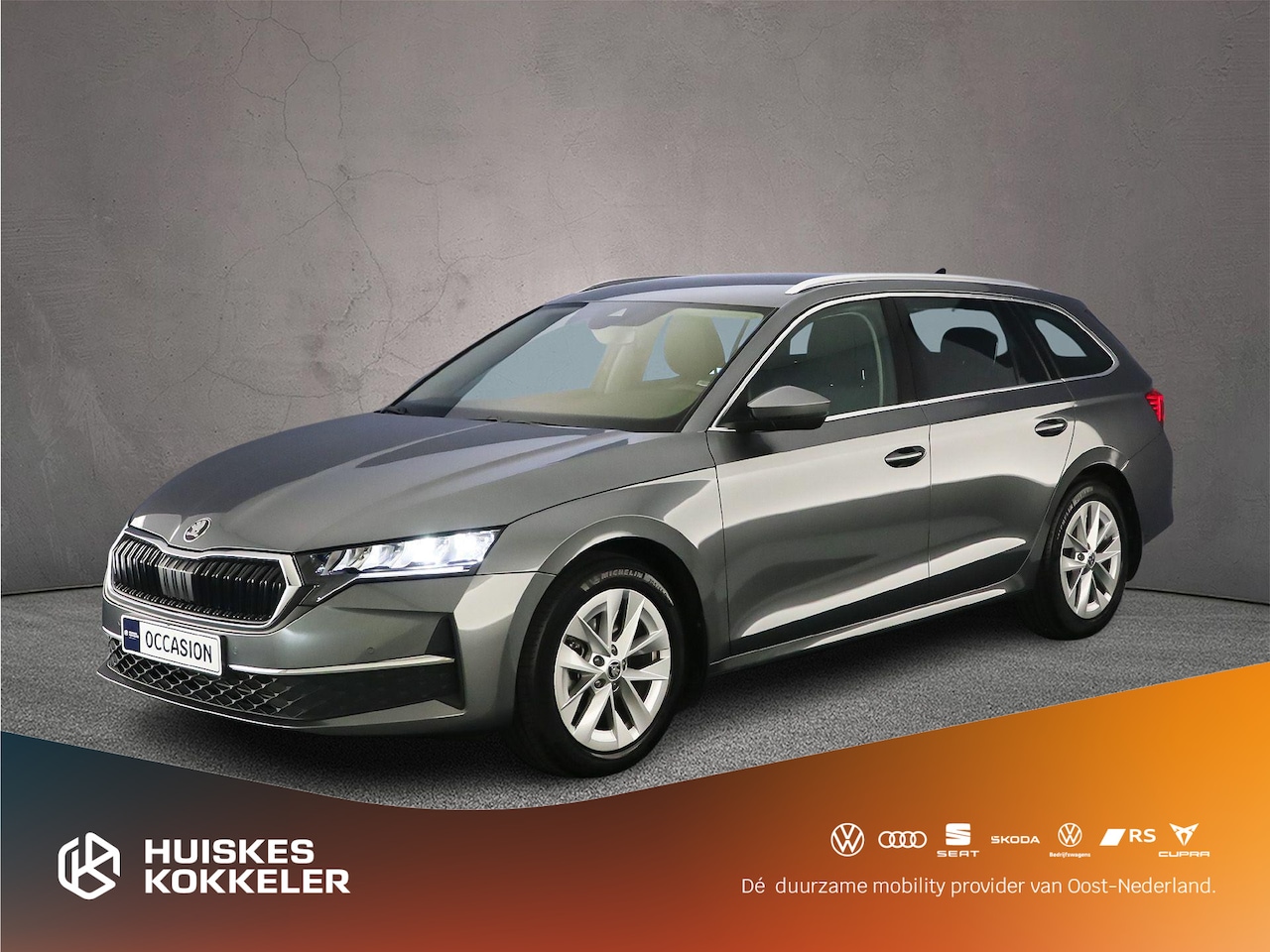 Skoda Octavia Combi - Selection 1.5 eTSI 115pk DSG Automaat Adaptive cruise control, Achteruitrijcamera, Stoelve - AutoWereld.nl