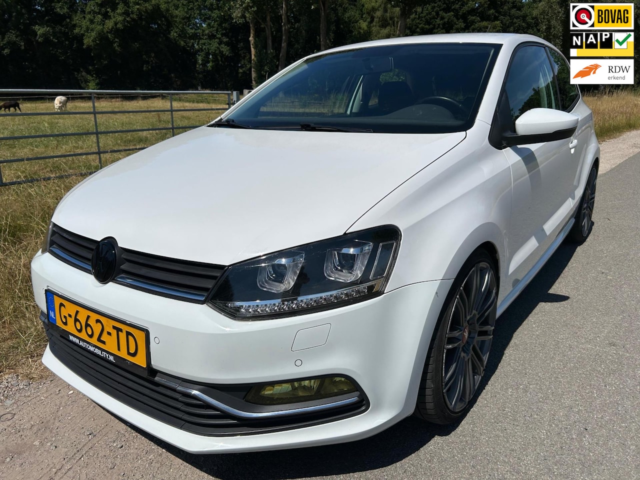 Volkswagen Polo - 1.0 First Edition 18" wielen, verlaagd en geluid aangepast - AutoWereld.nl