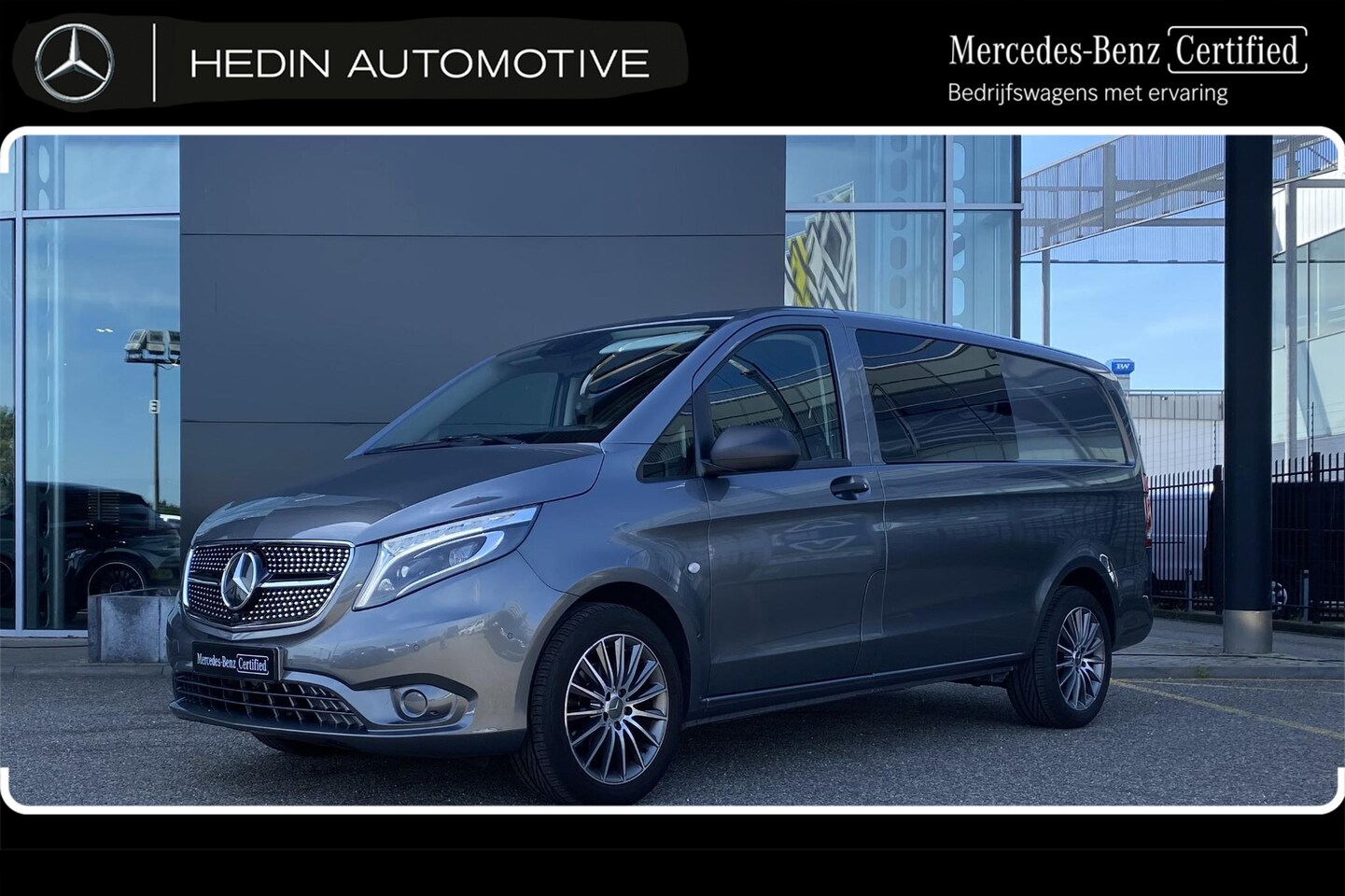 Mercedes-Benz Vito - 116 L2 Automaat Dubbel Cabine Comfort | Trekhaak | Parktronic | Stoelverwarming | LED | Ca - AutoWereld.nl