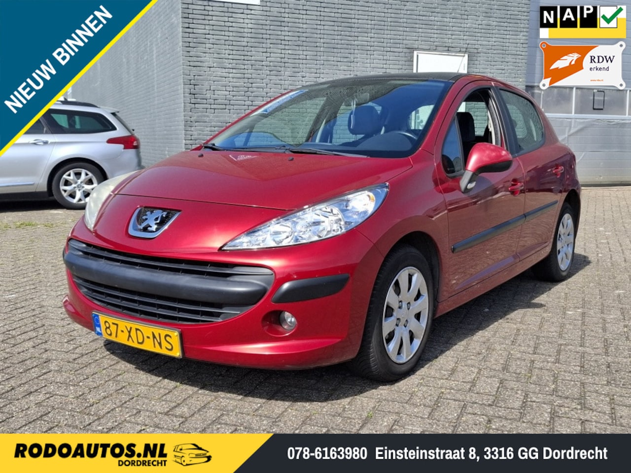 Peugeot 207 - 1.4 8v (geen Vti) 5Drs Airco/Pano Nw APK - AutoWereld.nl
