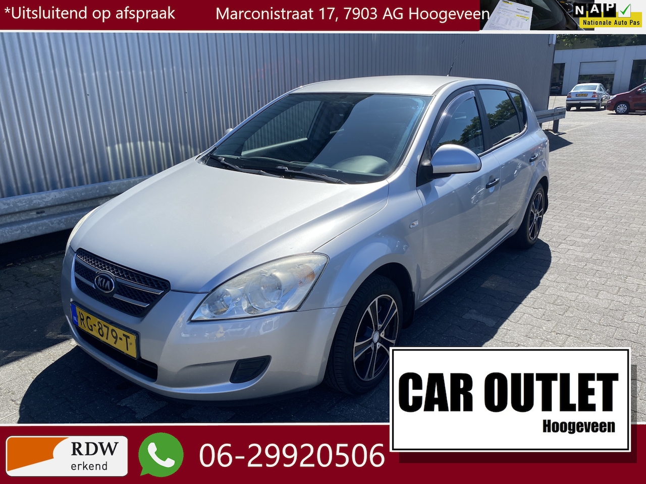 Kia Cee'd - 1.4 X-tra A/C, LM, Trekh, nw. APK – Inruil Mogelijk – - AutoWereld.nl