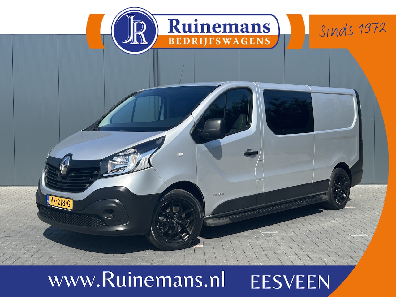 Renault Trafic - 1.6 120 PK / 1e EIG. / AIRCO / CRUISE / NAVI / TREKHAAK / DUBBEL CABINE / CAMERA - AutoWereld.nl