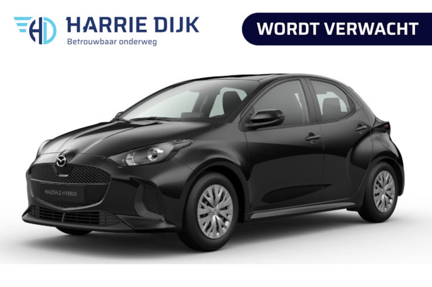 Mazda 2 Hybrid - 1.5 Prime-line opera black - AutoWereld.nl
