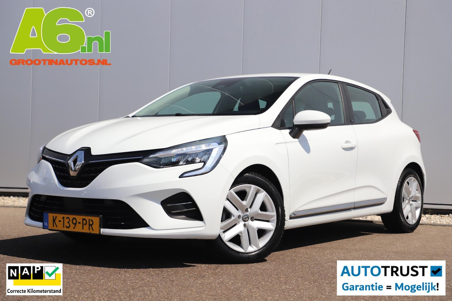 Renault Clio - 1.6 E-Tech Hybrid 140 Business Zen Automaat Navigatie Carplay Android Airco Cruise Control - AutoWereld.nl