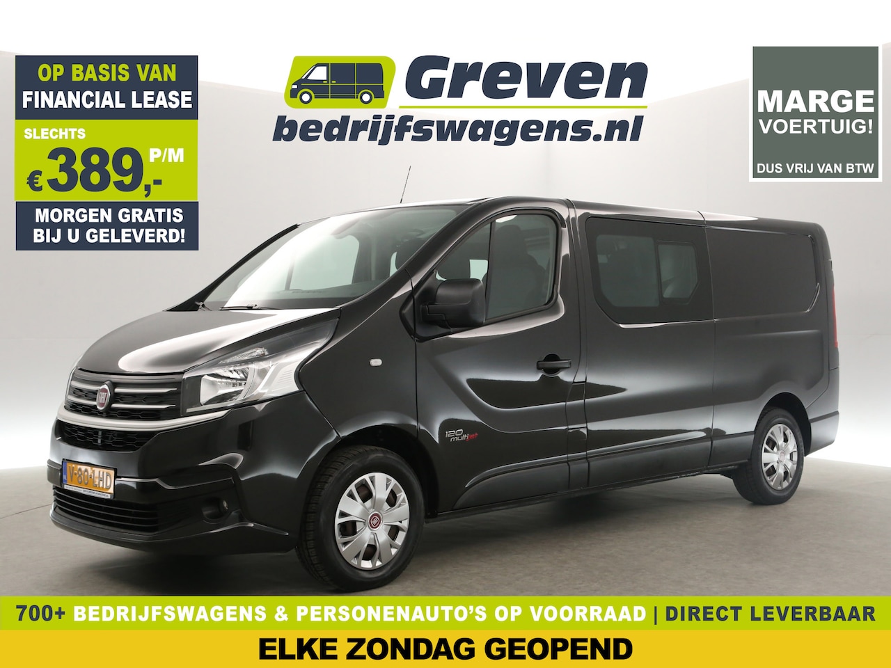 Fiat Talento - 1.6 MJ L2H1 | MARGE! | Dubbele Cabine | 6 Persoons | Airco Cruise Camera Navi Parkeersenso - AutoWereld.nl