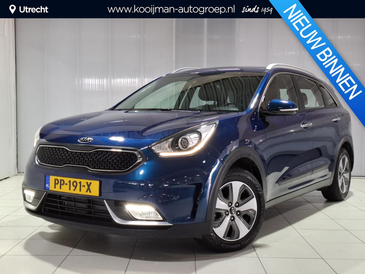 Kia Niro - 1.6 GDi Hybrid DynamicLine Apple Carplay/Android Auto, Navigatie, Camera. - AutoWereld.nl