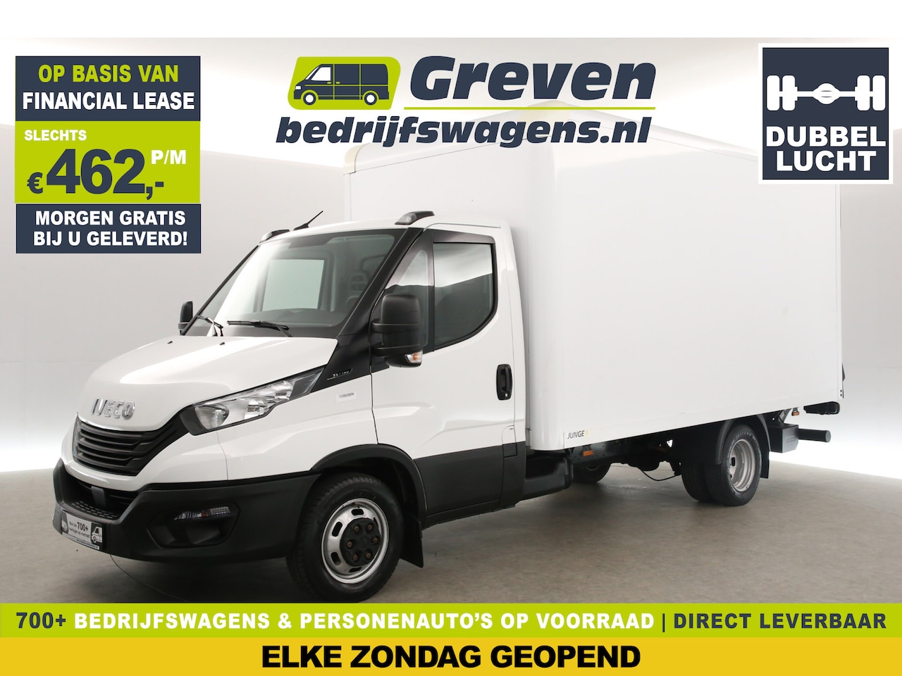 Iveco Daily - 35C16H 2.3 410 157PK Dubbellucht Bakwagen Laadklep Laadbak Airco 3 Persoons Elektrpakket - AutoWereld.nl