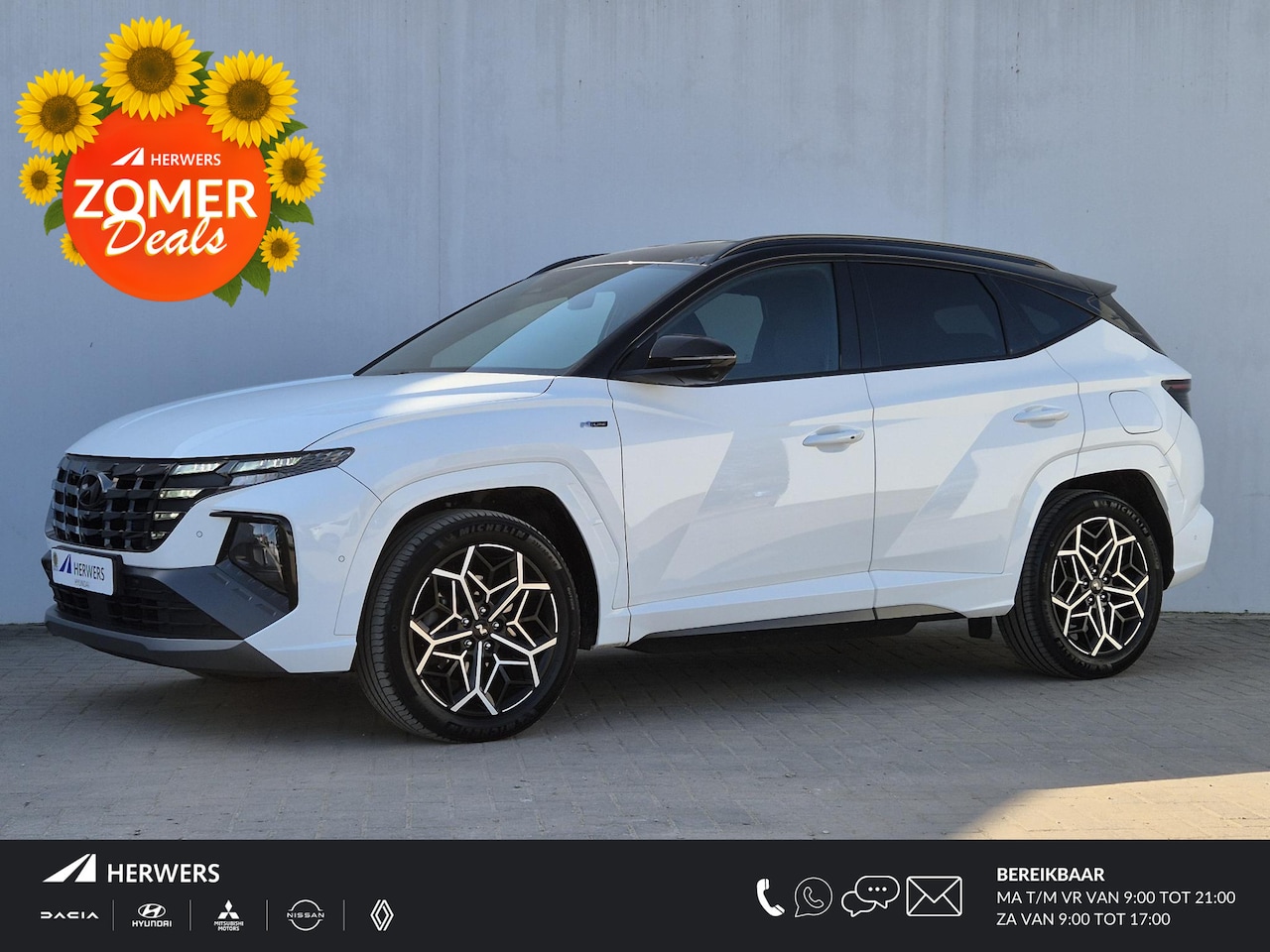 Hyundai Tucson - 1.6 T-GDI PHEV N Line 4WD Automaat / Rondomzicht camera / Apple Carplay Android Auto / Ada - AutoWereld.nl