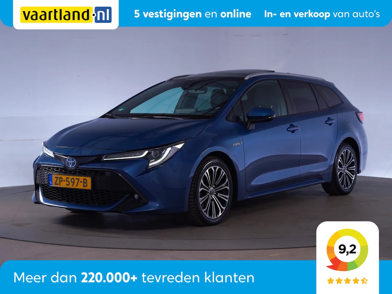 Toyota Corolla Touring Sports - 2.0 Hybrid 183pk Style [ Panorama LED Navi ] - AutoWereld.nl