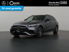 Mercedes-Benz C-klasse Estate - 300e AMG Line | Panoramadak | Matgrijs | Night | Rijassistentiepakket | Sfeerverlichting |