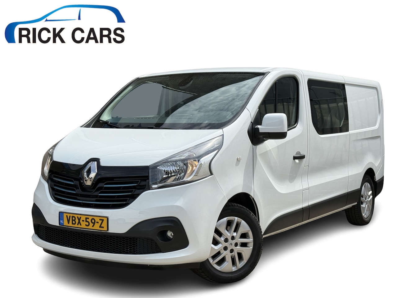Renault Trafic - 1.6 dCi 125 PK EURO 6 T29 L2H1 DC 6 persoons Achteruitrijcamera/navigatie systeem - AutoWereld.nl