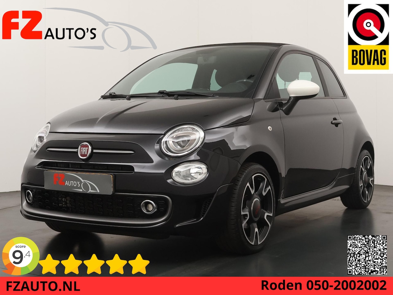 Fiat 500 C - 0.9 TwinAir Turbo Sport - Navigatie - Climate Control - Cabrio - AutoWereld.nl