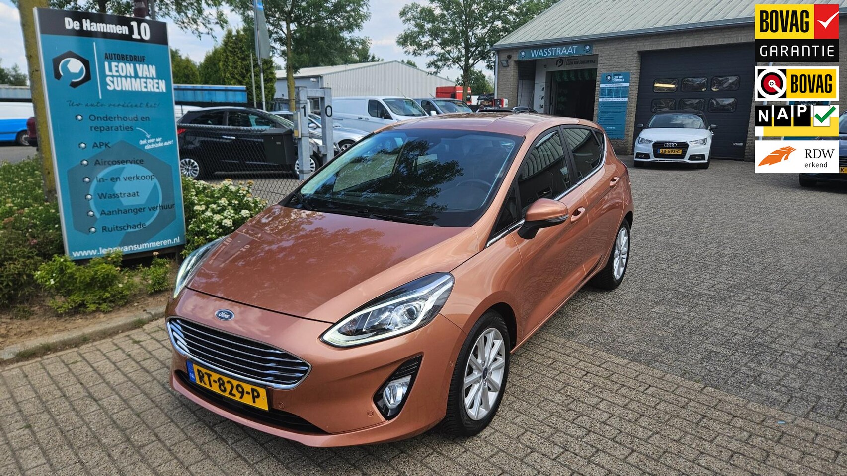 Ford Fiesta - 1.0 EcoBoost Titanium 1e Eigenaar l Adaptief Cruise l B&O Sound l Navi l Camera l Clima co - AutoWereld.nl