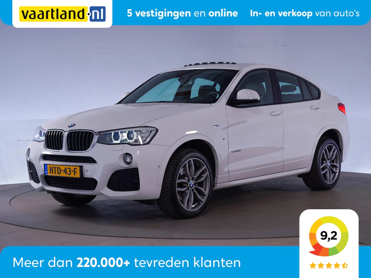 BMW X4 - xDrive20i M Sport High Executive Aut. [ Schuif-/kanteldak HUD Leder Navi prof. Camera ] - AutoWereld.nl