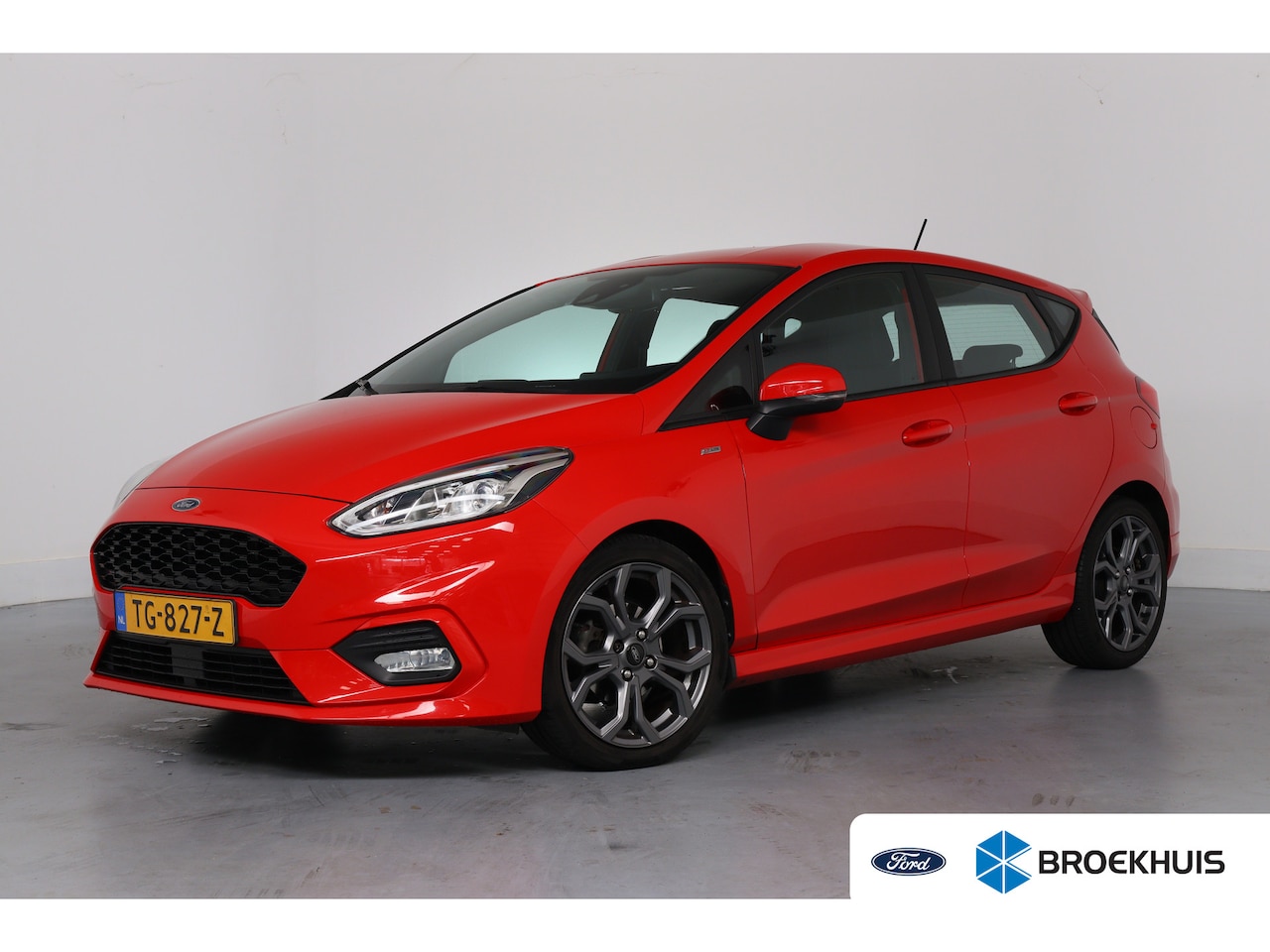 Ford Fiesta - 1.0 EcoBoost ST-Line | Navi | Winter Pack | Clima | DAB | Cruise Control | Lichtmetalen Ve - AutoWereld.nl