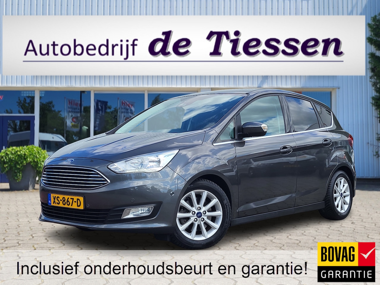 Ford C-Max - 1.5 EcoB. 150PK Automaat Titanium, Rijklaar met beurt & garantie! - AutoWereld.nl