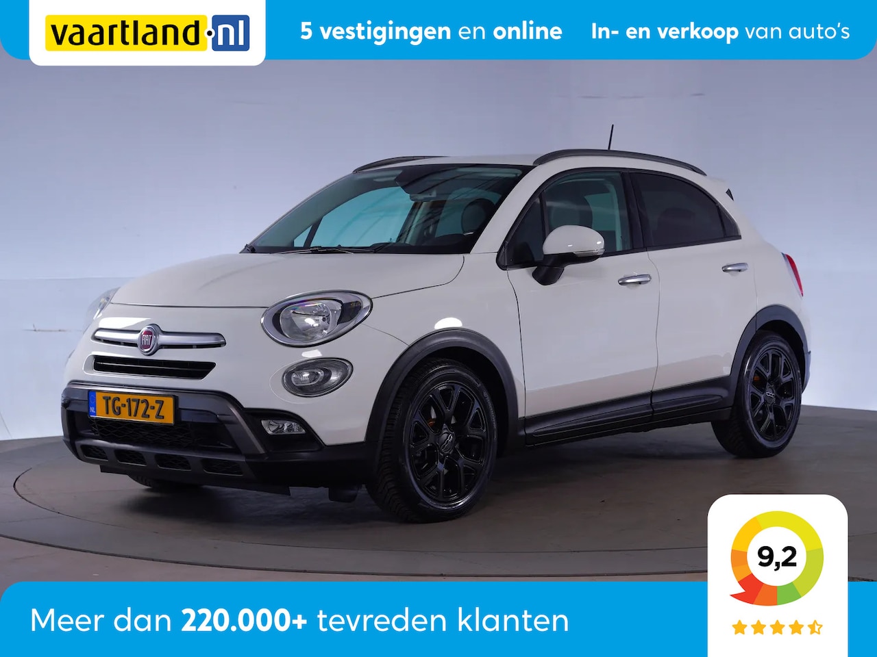 Fiat 500 X - 1.4 Cross Turbo MultiAir Lounge [ half leder climate control ] - AutoWereld.nl