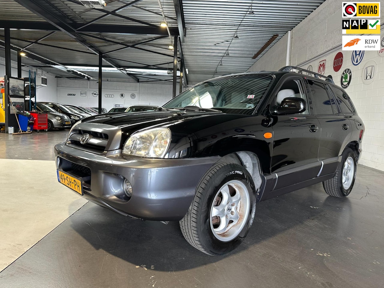 Hyundai Santa Fe - 2.4i-16V Elite/Leder/Schuifdak/Trekhaak/Apk nw - AutoWereld.nl