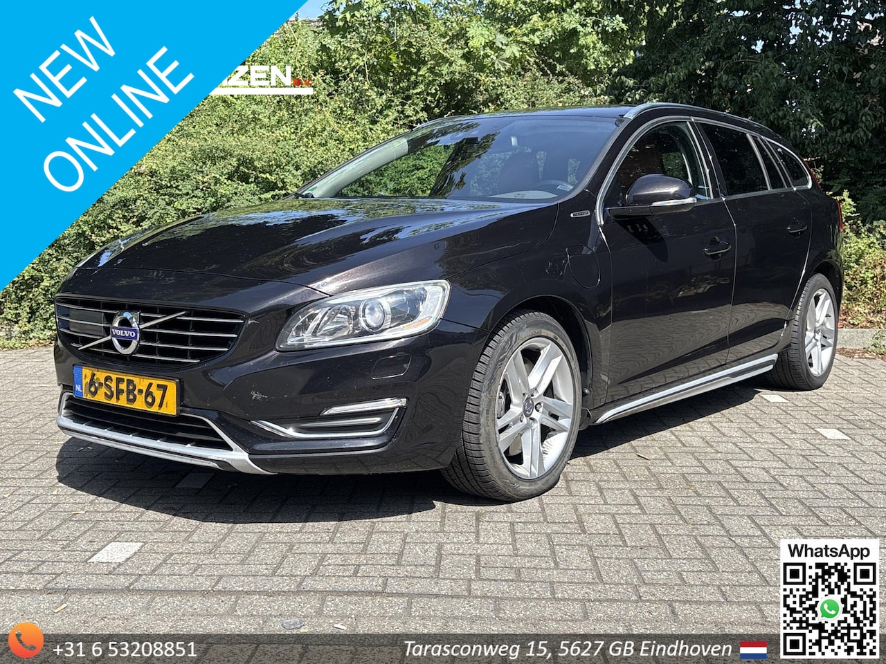 Volvo V60 - 2.4 D6 AWD Plug-In Hybrid Summum | Leder | Climate | Cruise | Navi | PDC | Stoelverwarming - AutoWereld.nl