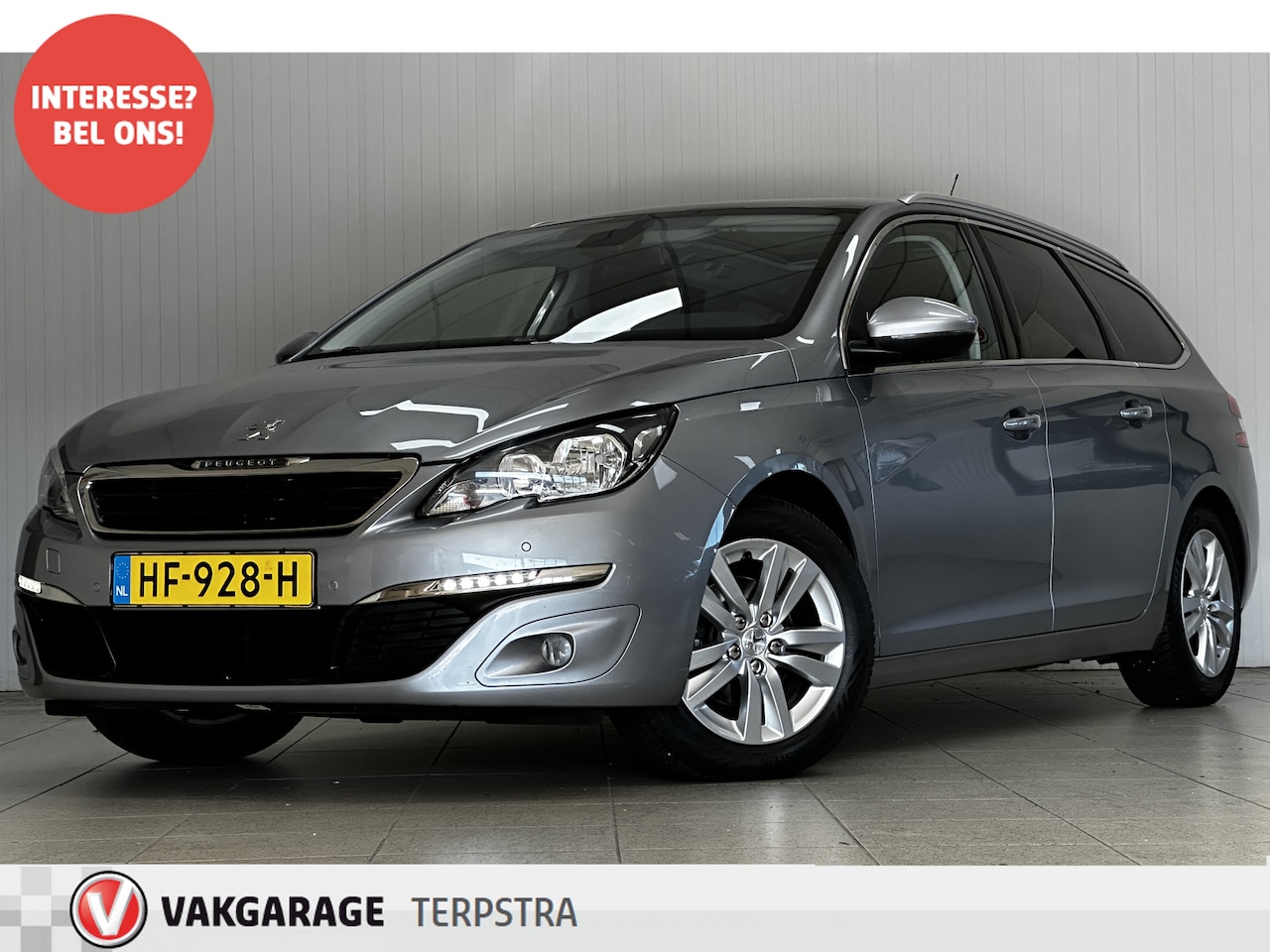 Peugeot 308 SW - 1.2 PureTech Blue Lease Executive/ D-Riem Verv. 152.000KM/ Pano-Dak!/ Trekhaak!/ 16''LMV/ - AutoWereld.nl