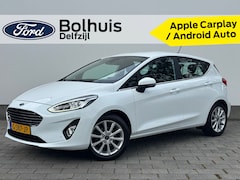 Ford Fiesta - EcoBoost 100pk Titanium | Verwarmde voorruit | Camera | Navi | Cruise | Clima | Apple Carp