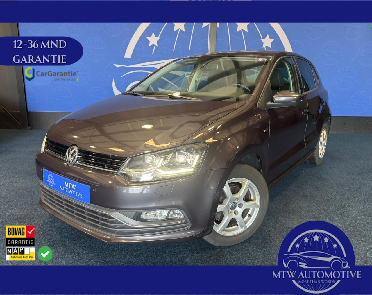 Volkswagen Polo - 1.0 75-PK / BLUEMOTION / LOUNGE - UITVOERING / FULL OPTIONS - AutoWereld.nl