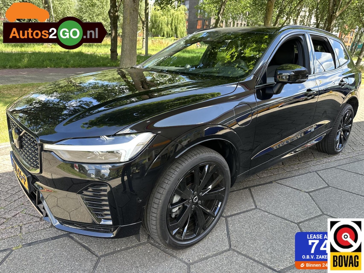 Volvo XC60 - 2.0 T6 Plug-in hybrid AWD Ultimate Black Edition I Luchtvering I B&W Sound I Head up displ - AutoWereld.nl
