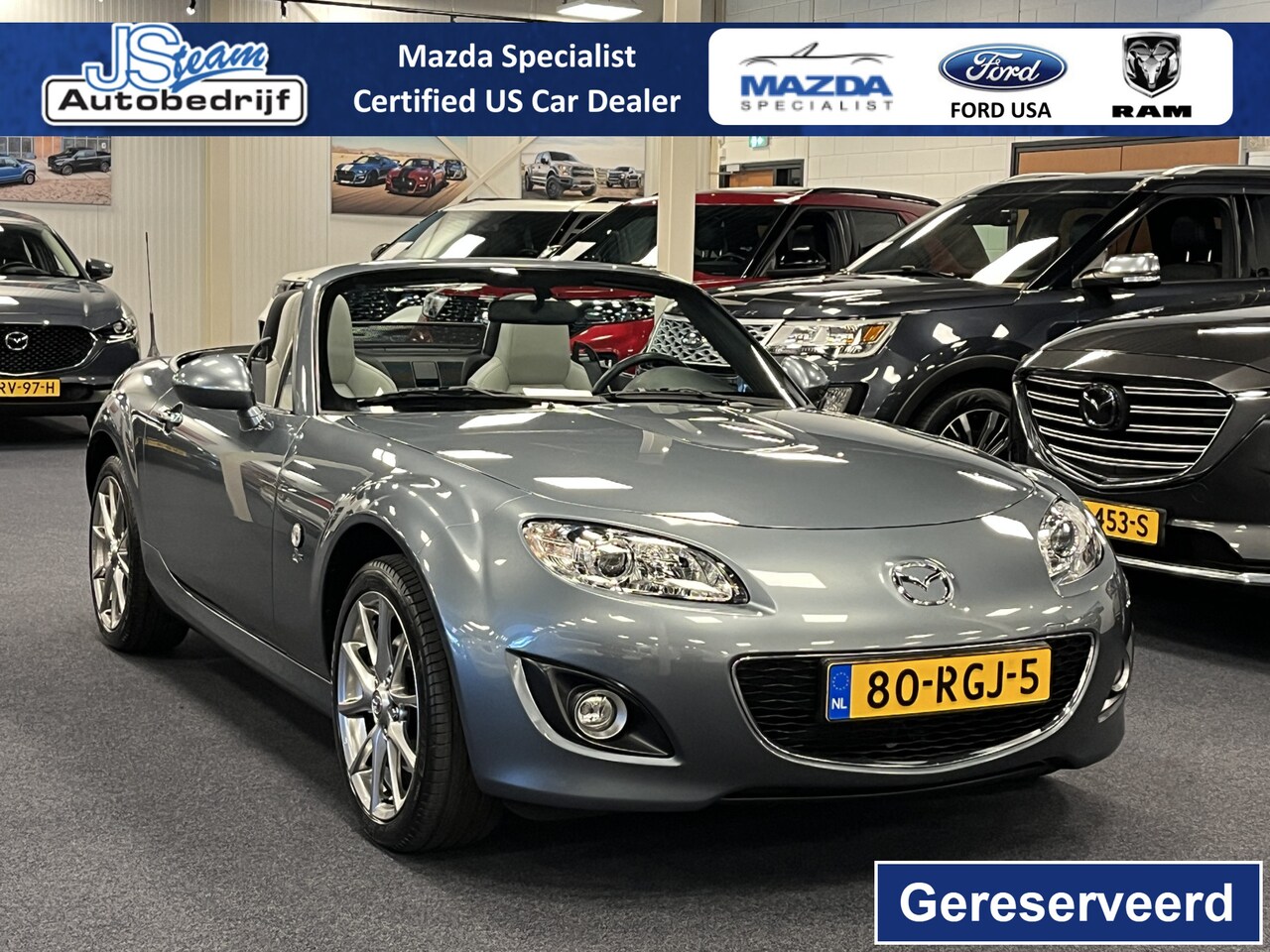 Mazda MX-5 - NC Roadster 1.8i Kaminari Limited Airco Leder Cruise NL-Auto 1e eigenaresse - AutoWereld.nl