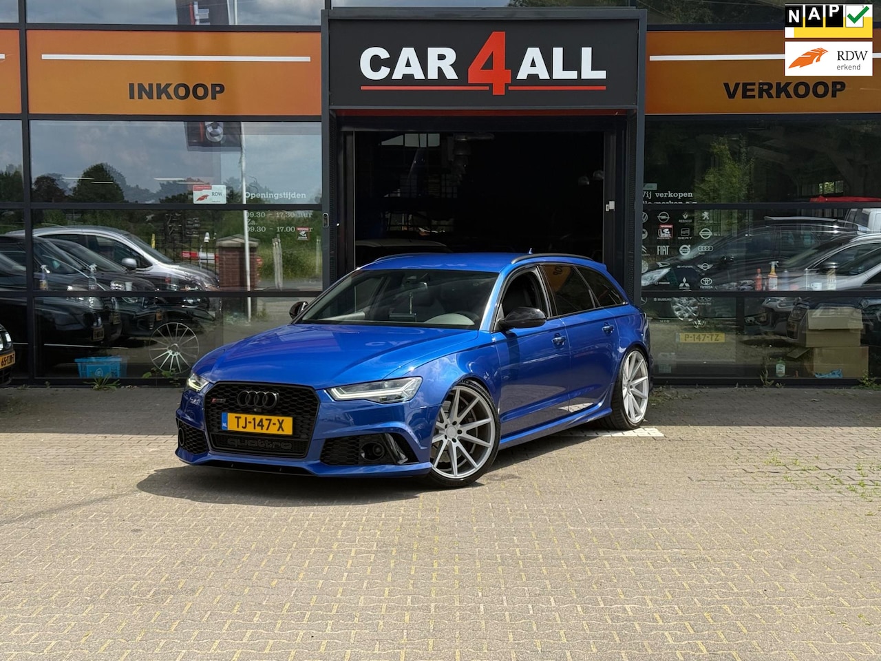 Audi RS6 - Avant 4.0 TFSI Quattro MILLTEK/720PK/VOSSEN/SCHAALSTOELEN. - AutoWereld.nl
