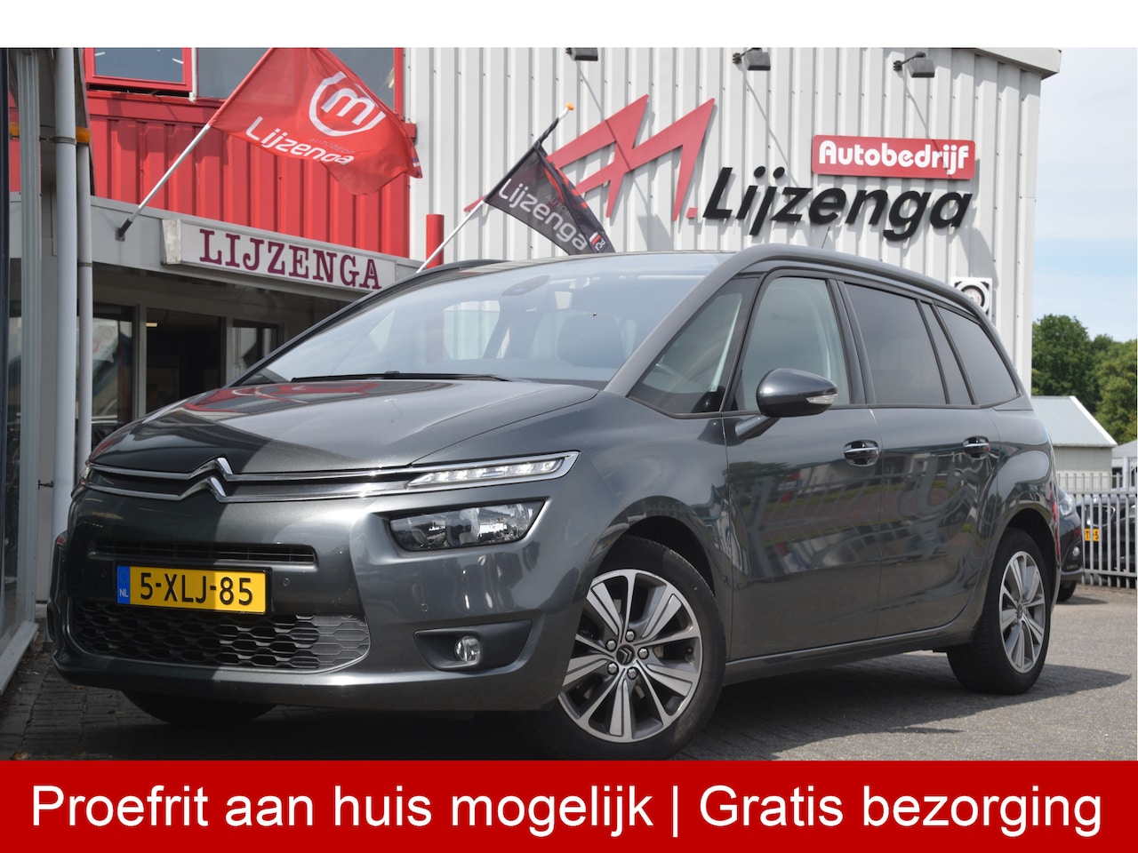 Citroën Grand C4 Picasso - 1.6 THP Business Navi | Trekhaak | Keyless | 17 inch | Getint glas | Camera | Bluetooth - AutoWereld.nl