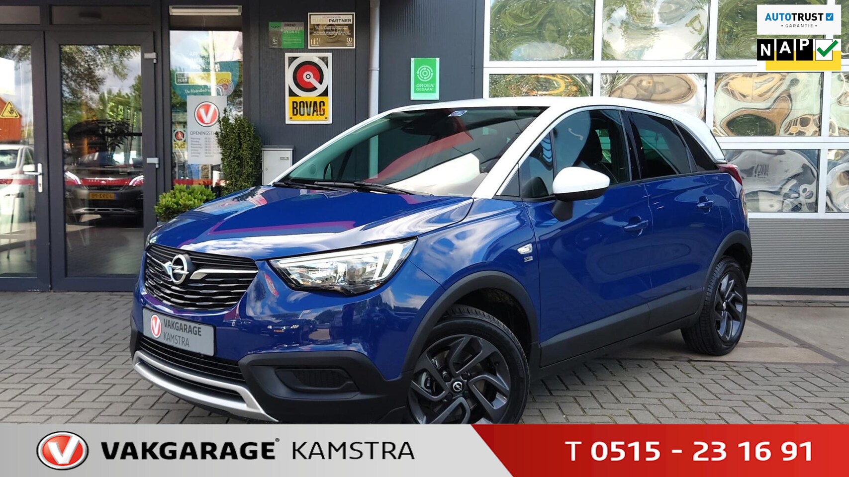 Opel Crossland X - 1.2 Turbo 120 Jaar Ed. Airco/Cruise/Trekh. - AutoWereld.nl