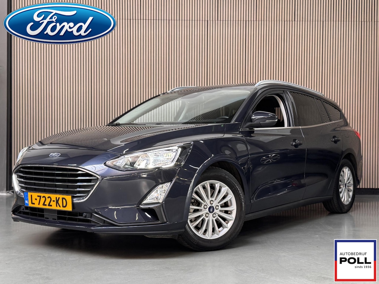 Ford Focus Wagon - 1.0 EcoB Hybrid Titanium X Ad. Cruise Navi Camera Winter pack Privacy Glass Wagon Dealeron - AutoWereld.nl