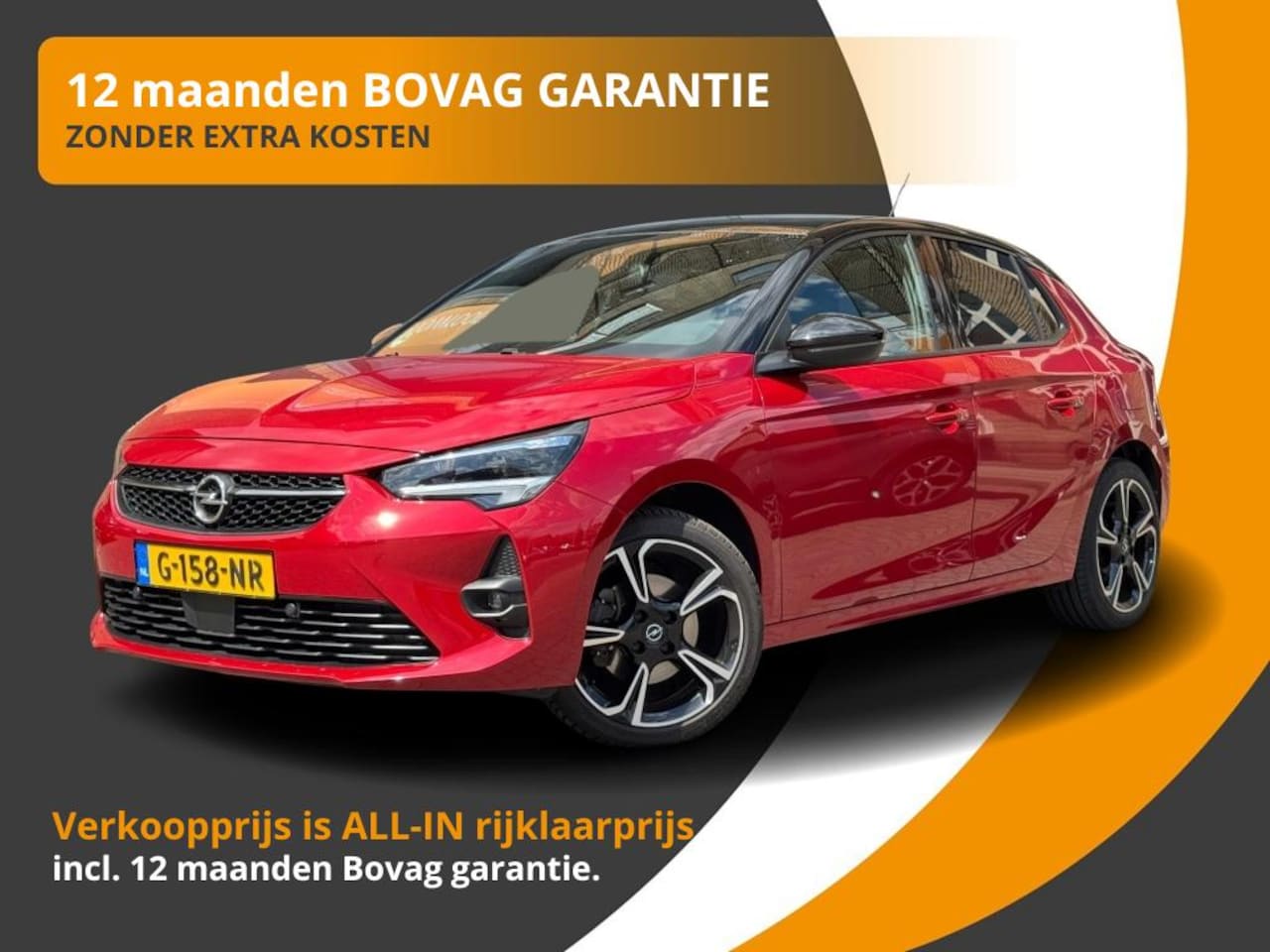 Opel Corsa - 1.2 TURBO GS LINE SPORT PANODAK/STOELVERW/TREKHAAK/2TONE/NL-AUTO - AutoWereld.nl