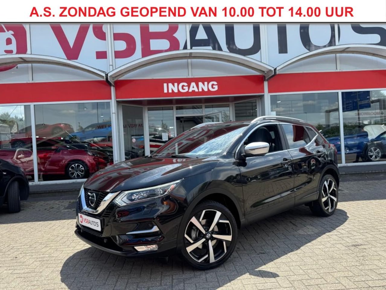 Nissan Qashqai - 1.2 DIG-T TEKNA+ AUT. LEER NAVI PANO-DAK 360-CAMERA AIRCO LMV PDC - AutoWereld.nl