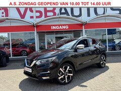 Nissan Qashqai - 1.2 DIG-T TEKNA+ AUT. LEER NAVI PANO-DAK 360-CAMERA AIRCO LMV PDC